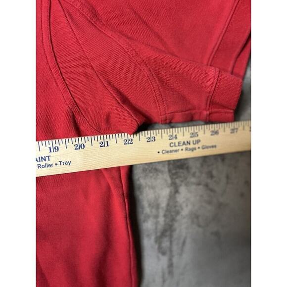 Duluth Trading Polo Shirt Men Medium Red Adult‎ Short Sleeve - Picture 3 of 4